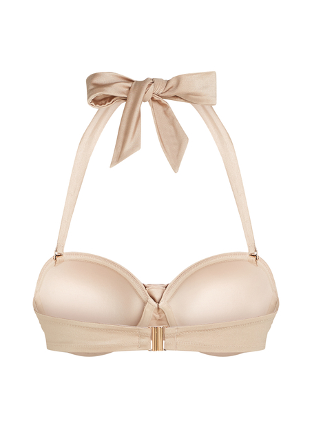 Lima Bandeau Bikinitop, Beige
