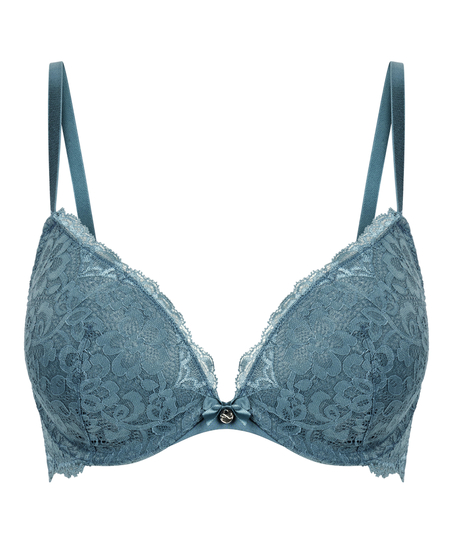 Soutien-gorge &agrave; armatures pr&eacute;form&eacute; push-up Marine, Bleu