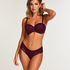 Soutien-gorge sans bretelles avec armatures pr&eacute;form&eacute; Tracey, Pourpre