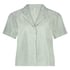 Haut de pyjama Lin, Vert