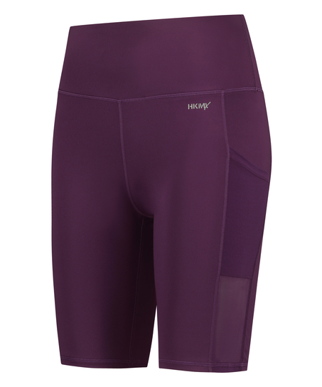 Short cycliste taille haute HKMX, Pourpre