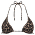 Triangle bikinitop mini Leopard, Bruin