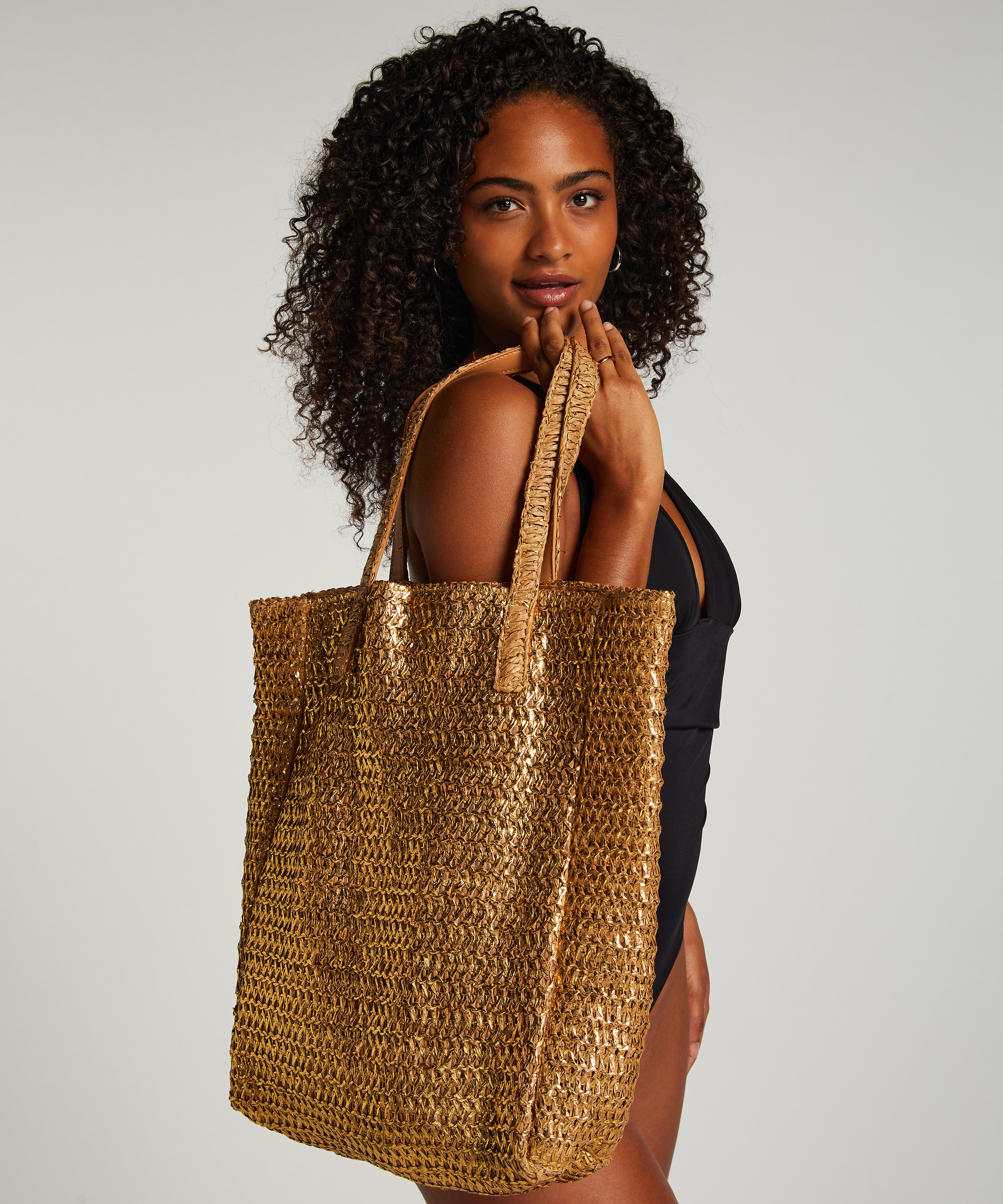 Strand tas Goldie, Geel, main