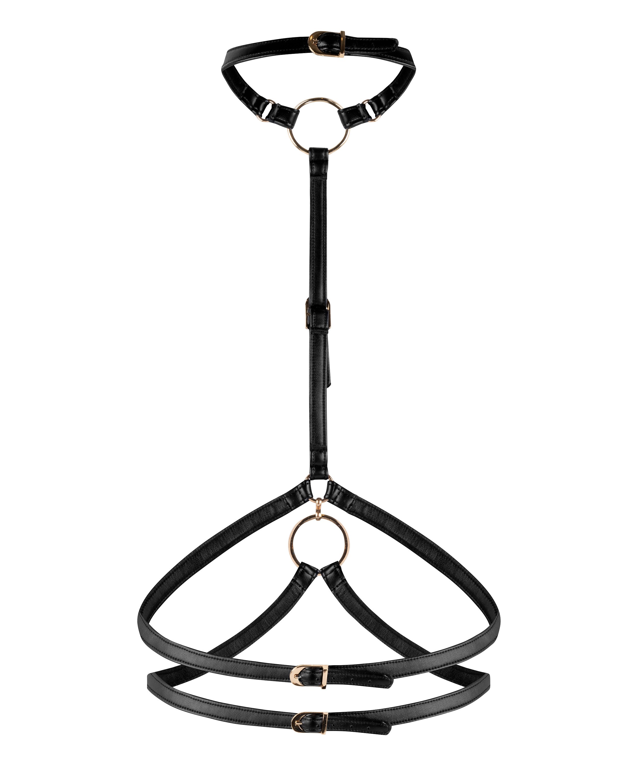 Harnas top, Zwart, main