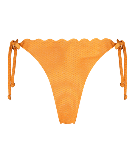 Cheeky Tanga Bikinibroekje Scallop Lurex, Oranje