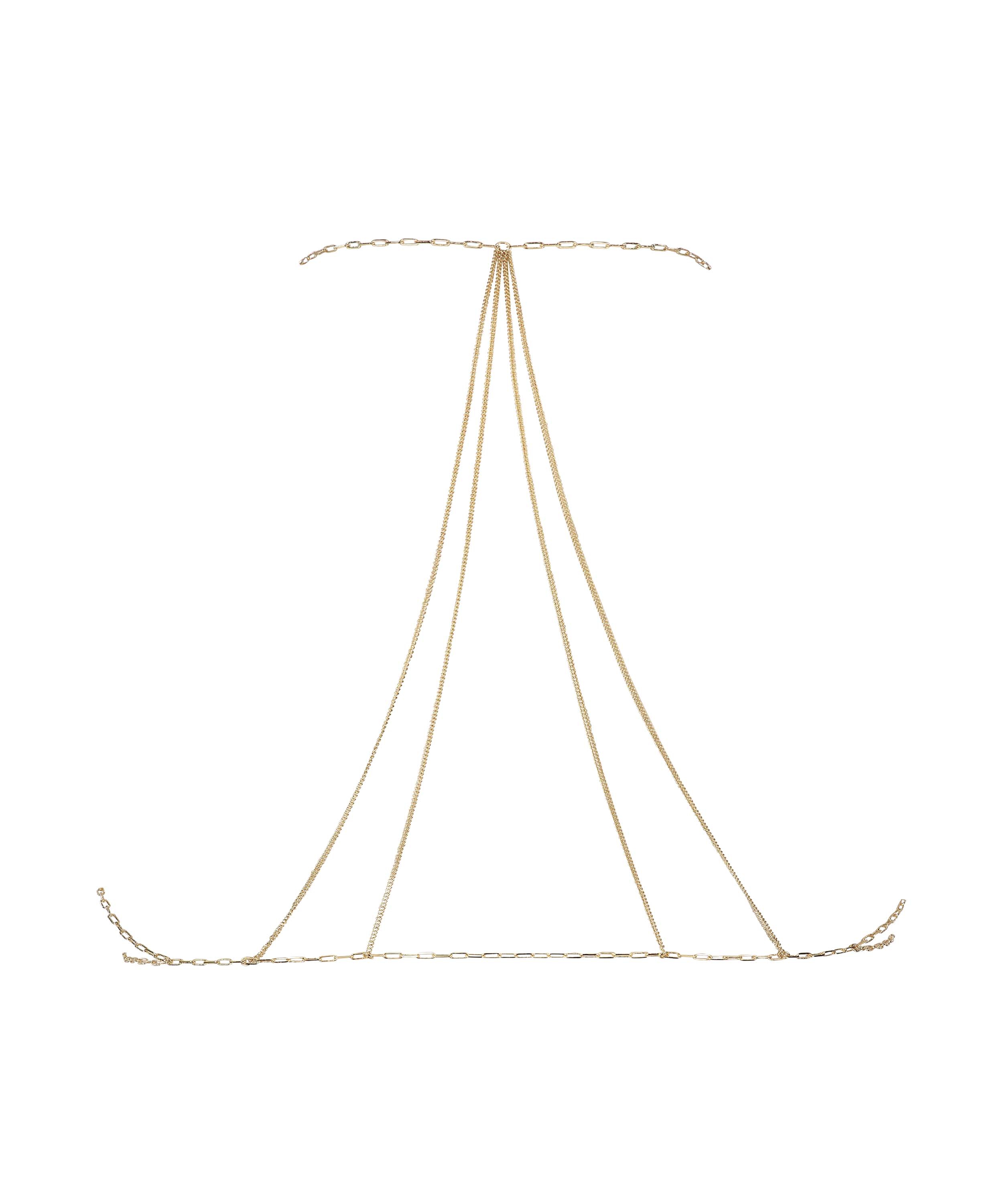 Bralette Chain, Geel, main