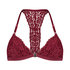 Voorgevormde triangle bralette Rose, Rood