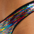 Slip de Bikini Rio Pride, Noir