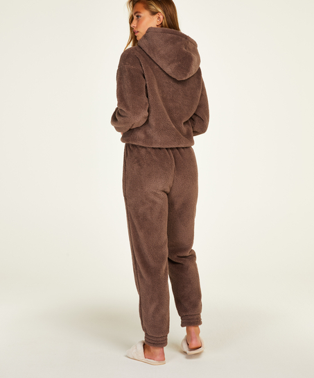 Hoodie Fleece Snuggle, Grijs