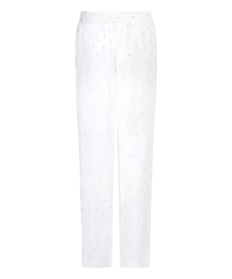 Pantalon de pyjama Jacquard Hearts, Bleu