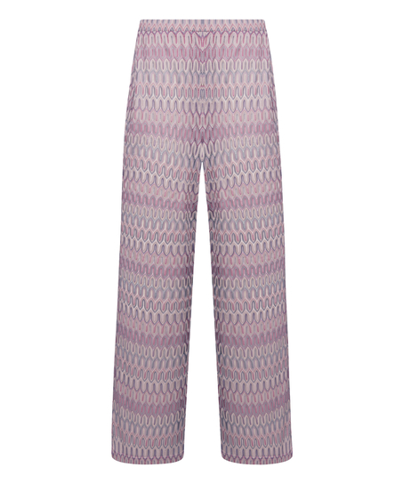 Pantalon en crochet Cali, Rose