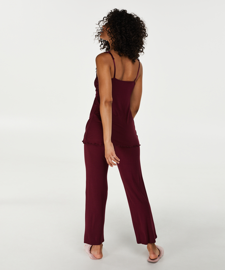 Pyjama set Modal Lace, Rood