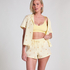 Shorts Katoen, Geel