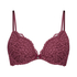 Voorgevormde push-up beugel bh Rose, Rood