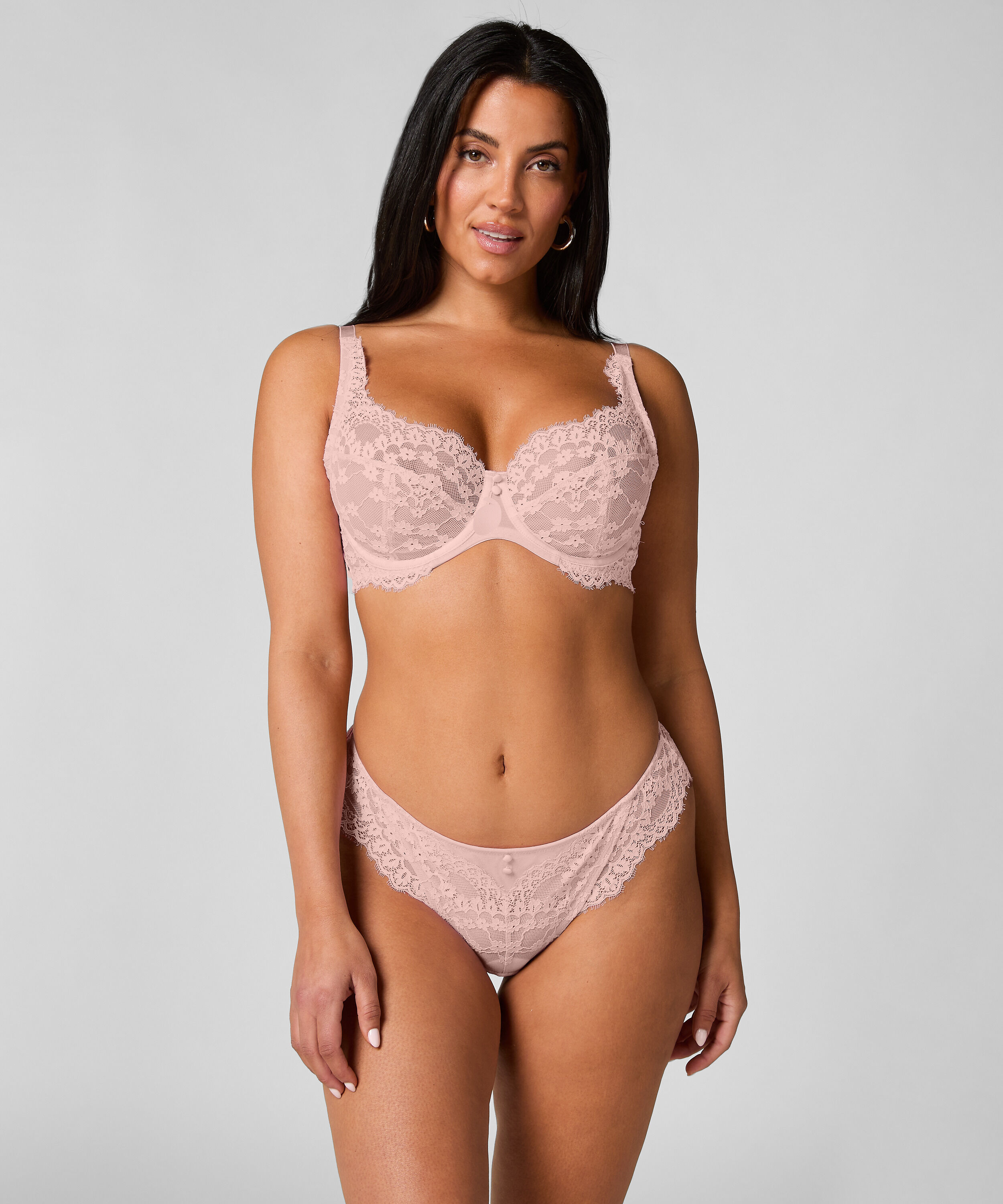 Slip brésilien Daisy, Rose