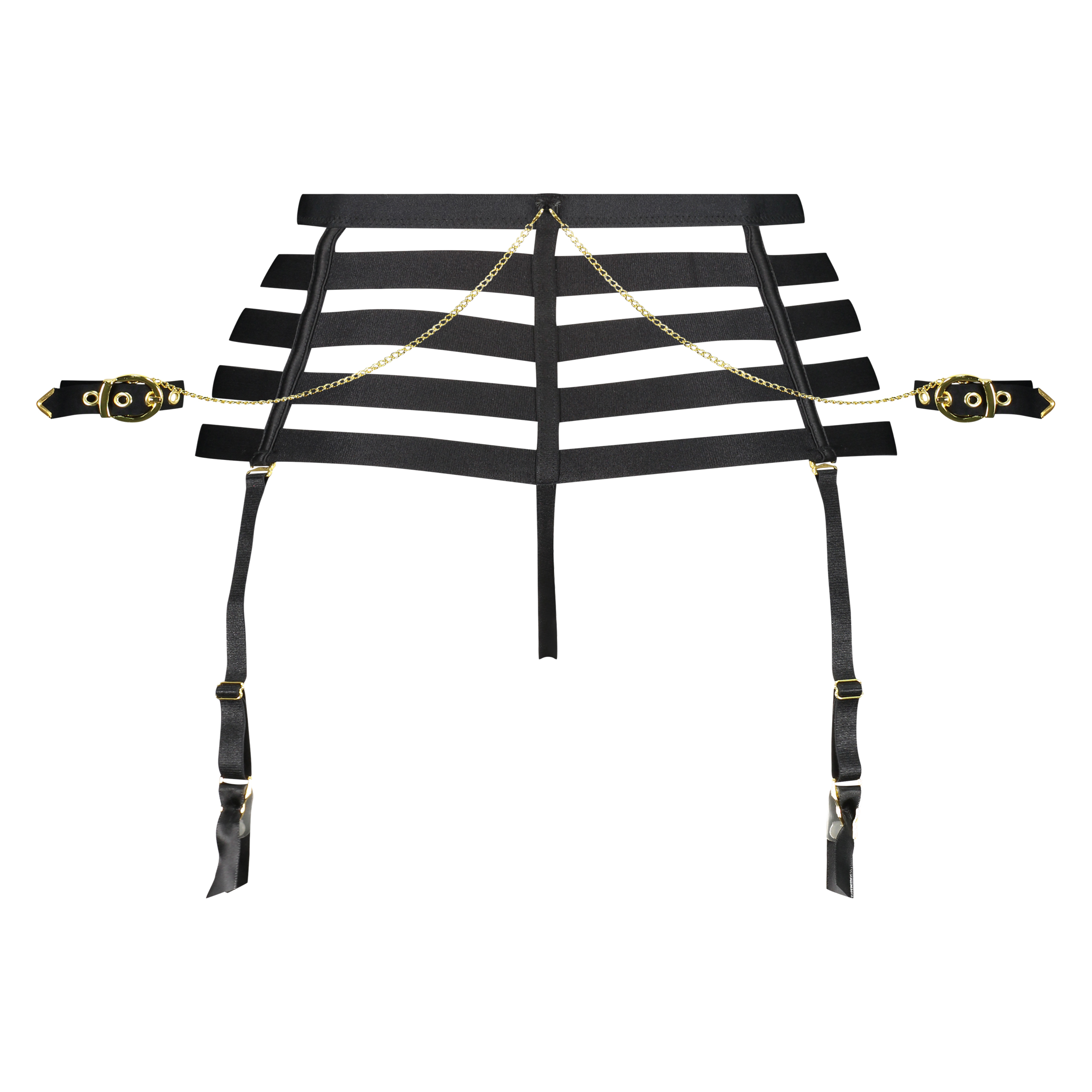 Hoge string Honey, Zwart, main