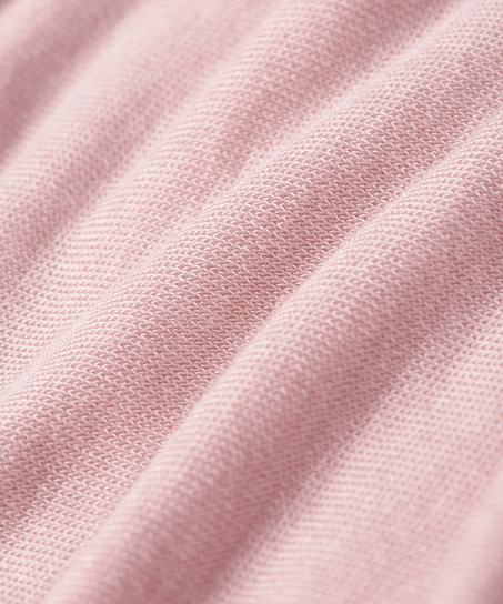 super soft Boothals shirt met Cashmere, Roze