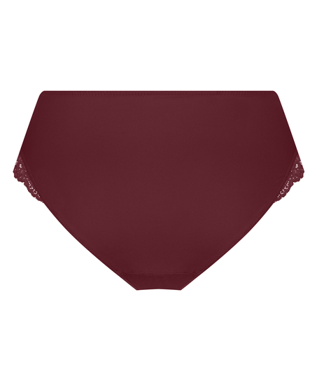 Slip taille haute Sophie, Rouge