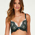 Voorgevormde push-up beugel bh Ingrid, Groen