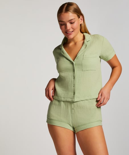 Haut de pyjama, Vert