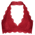 Halter bralette Lace, Rood