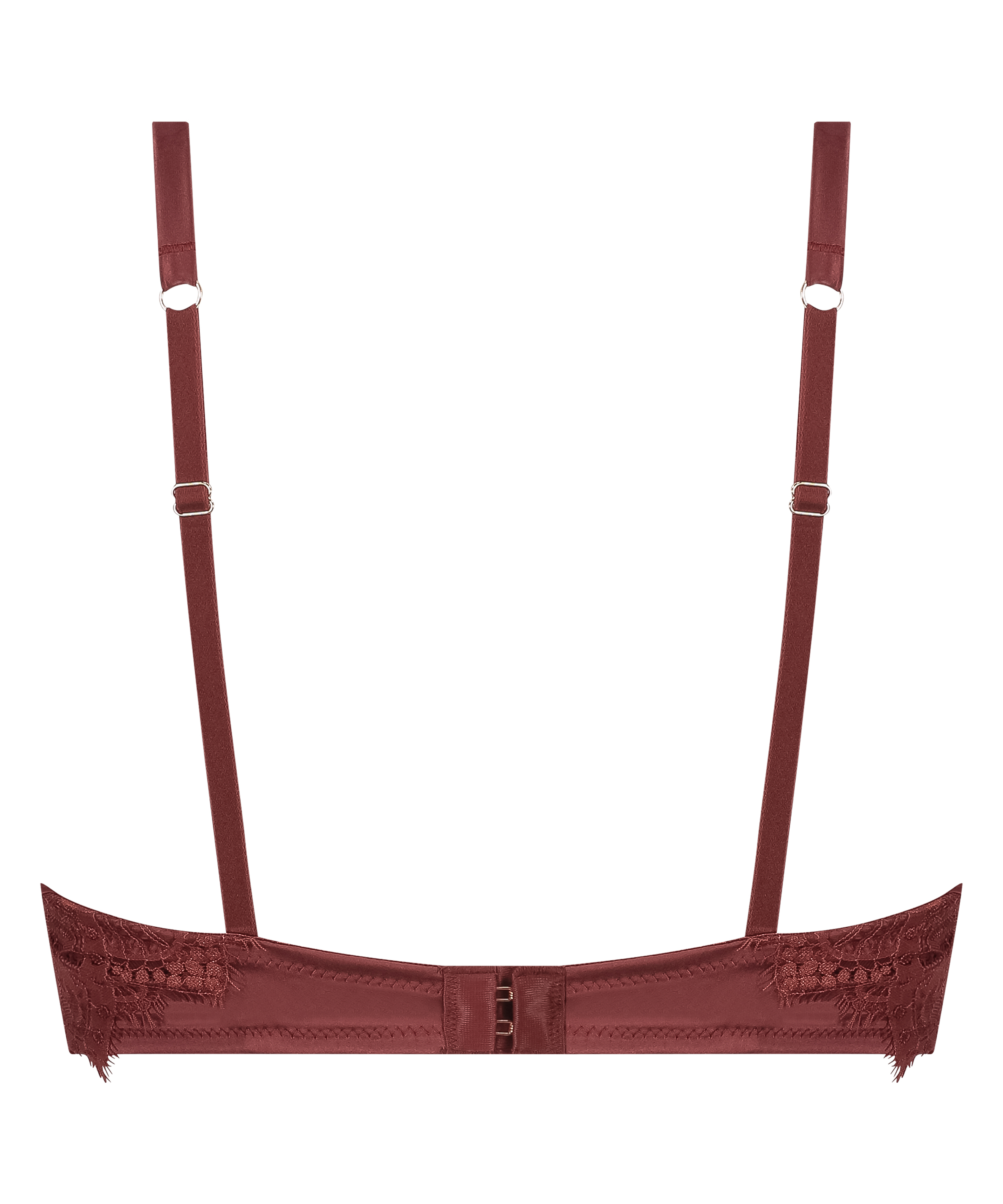 Voorgevormde longline beugel bh Zoe, Rood, main