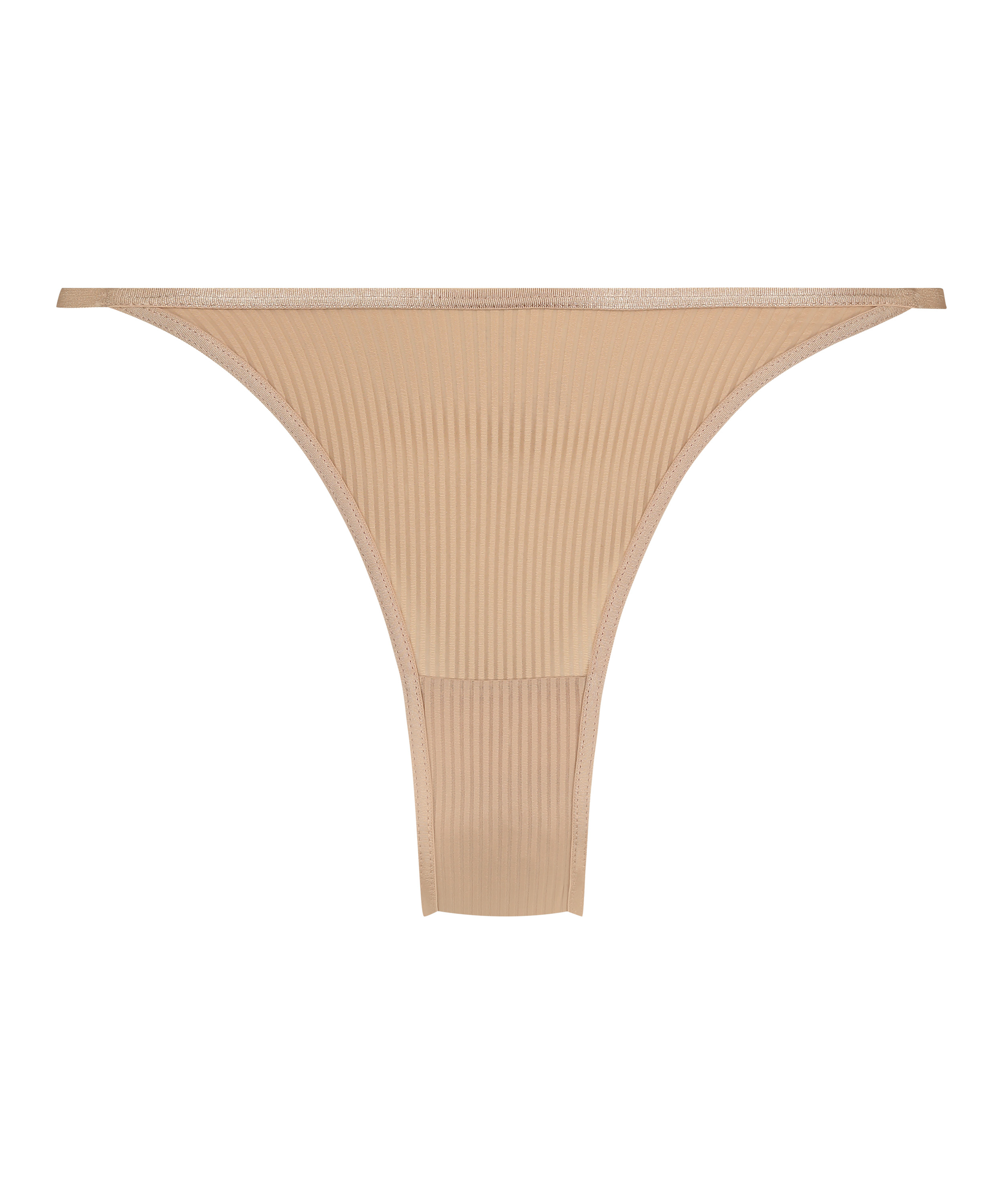 Slip brésilien jambes hautes Kaiden, Beige, main