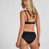 Slip de Bikini Rio Luxe, Noir