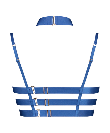 Niet-voorgevormde longline beugel bh Clementine, Blauw