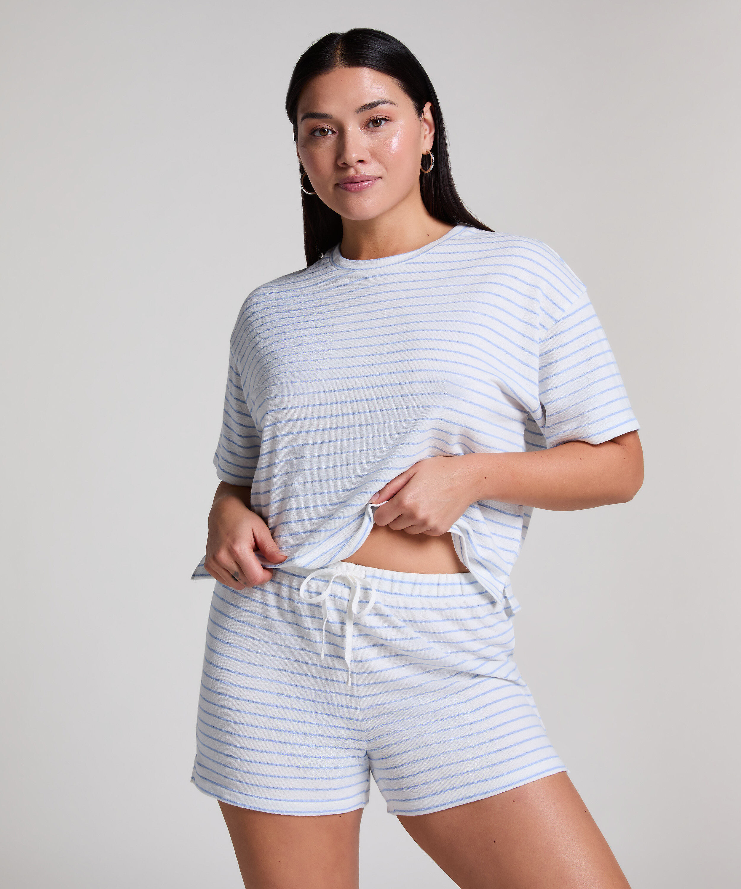 Shorts Katoen, Blauw