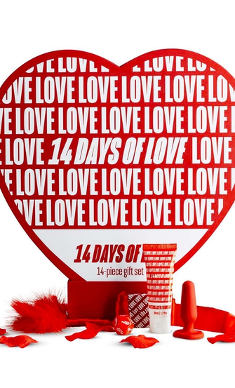 Loveboxxx 14 Days of Love Gift Set, Rood