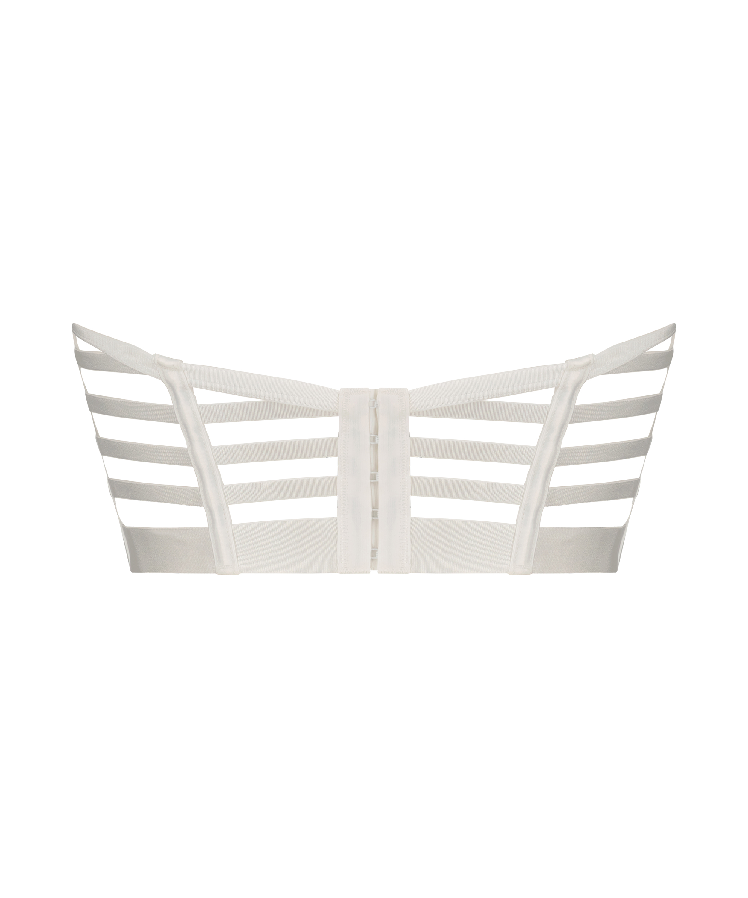 Niet-voorgevormde longline beugel bh Seraphina, Wit, main