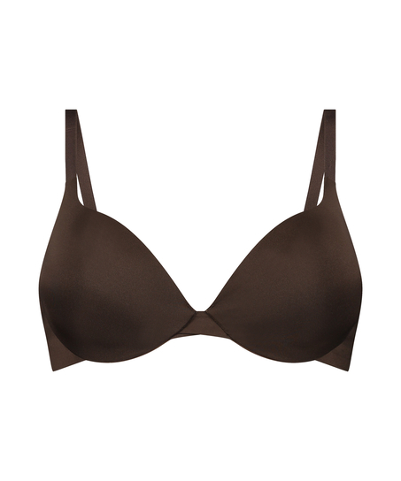 Voorgevormde push-up beugel bh Smooth, Bruin
