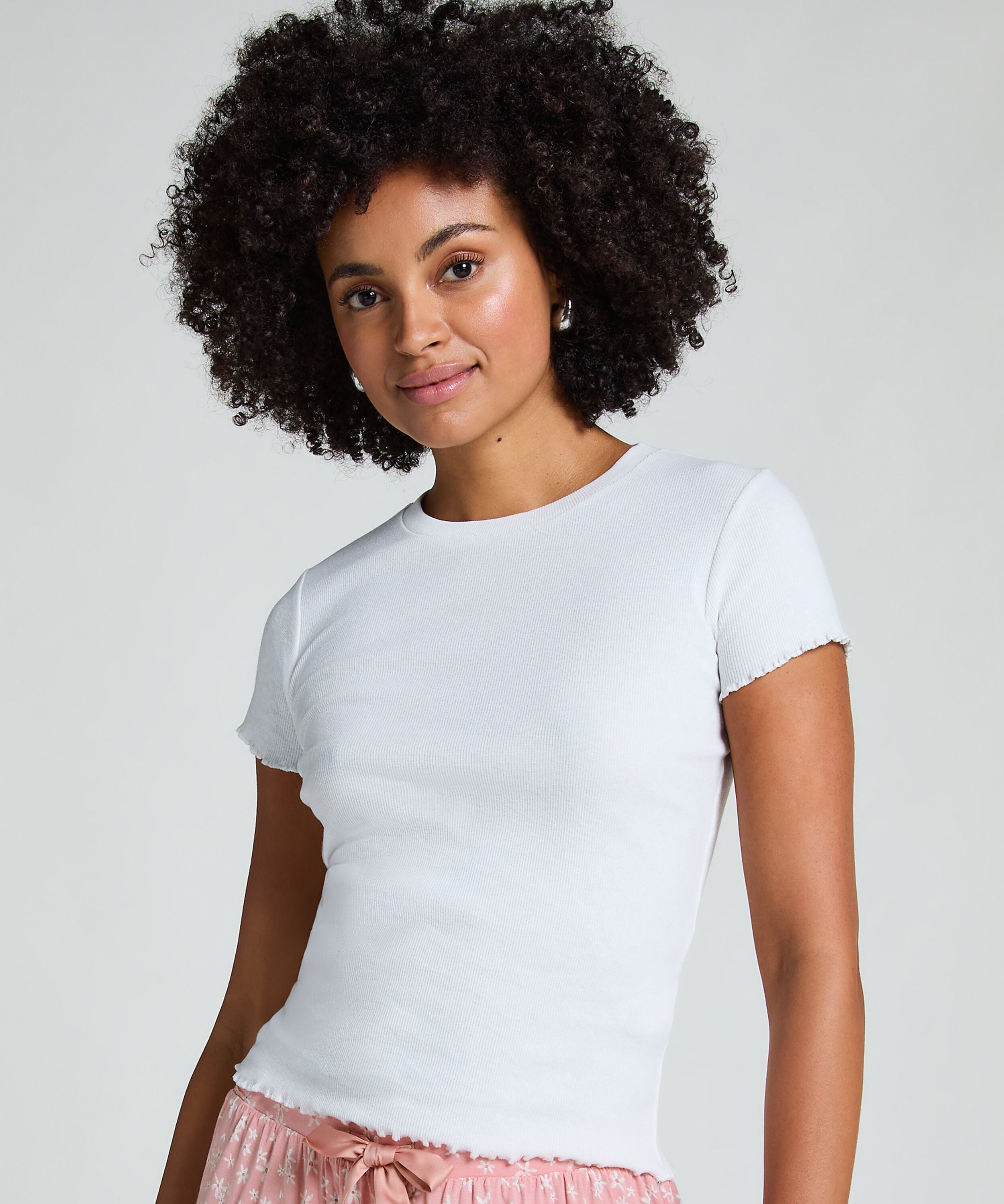 Katoenen shirt met korte mouwen