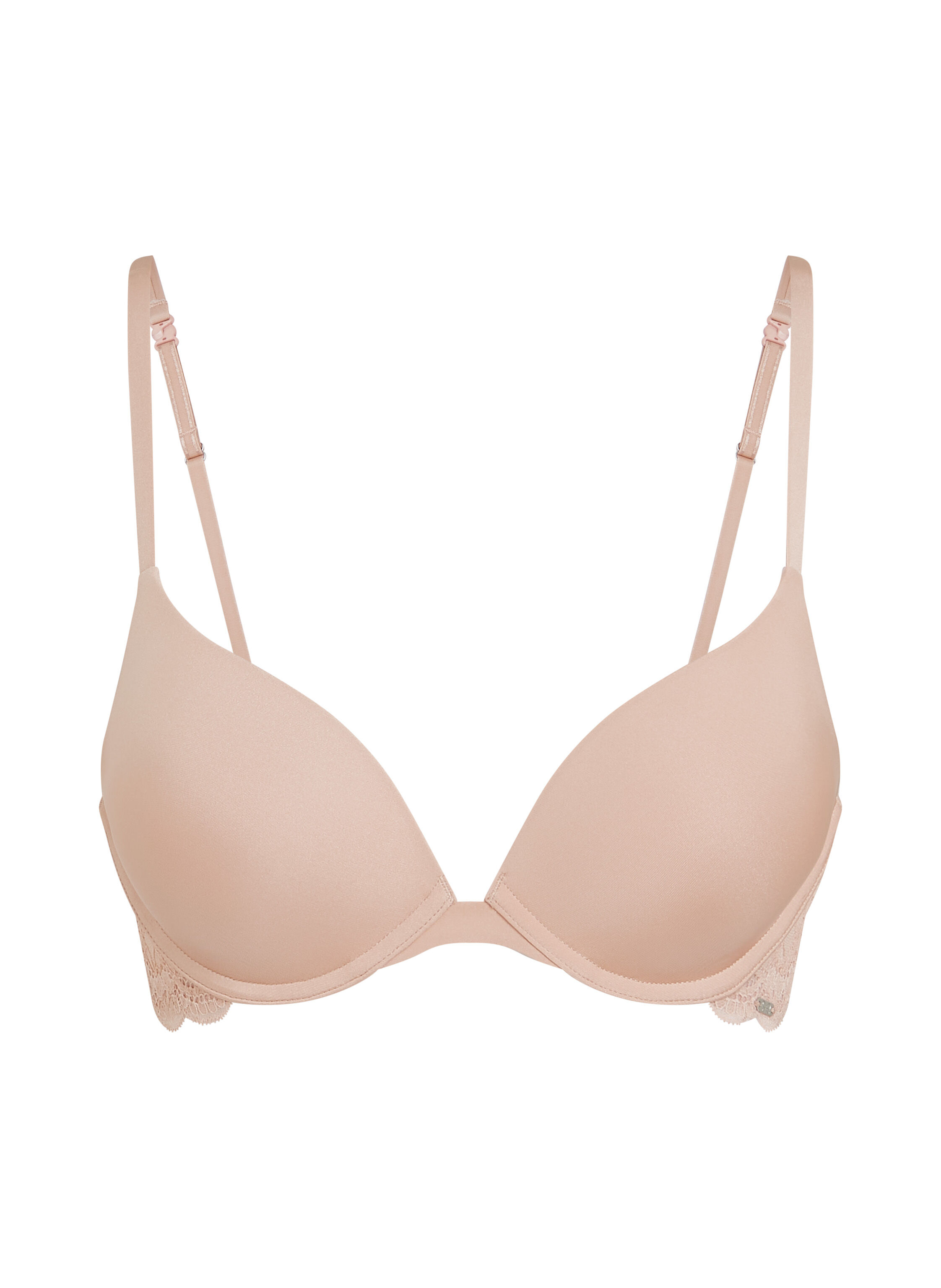 Voorgevormde push-up beugel bh Angie, Beige