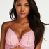 Voorgevormde push-up beugel bh Fifi, Roze