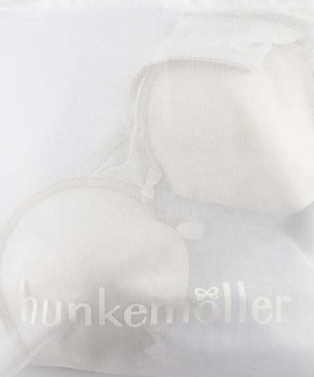 Filet lingerie fermeture éclair, Blanc