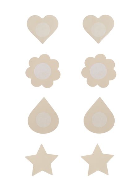 Lot de 4 Cache Mamelons, Beige