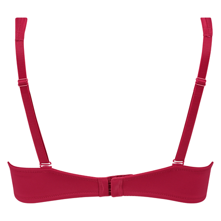 Soutien-gorge à armatures non-préformé Satin fleece, Rouge