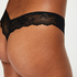 Invisible string Lace back, Zwart
