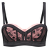 Soutien-gorge bustier &agrave; armatures rembourr&eacute; Cassia Ann Kathrin, Noir