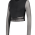 Haut crop-top HKMX, Noir