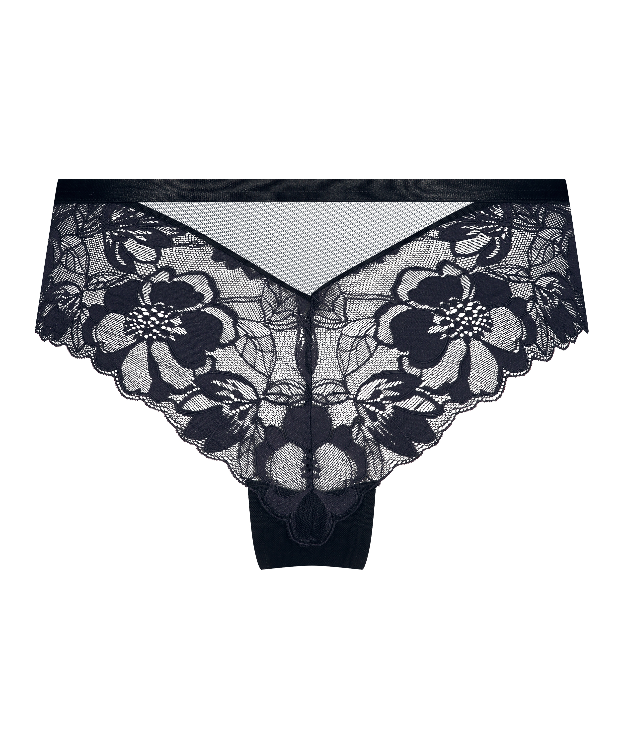 Slip br&eacute;silien Sophia, Noir, main