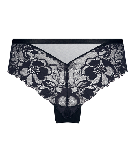 Slip br&eacute;silien Sophia, Noir