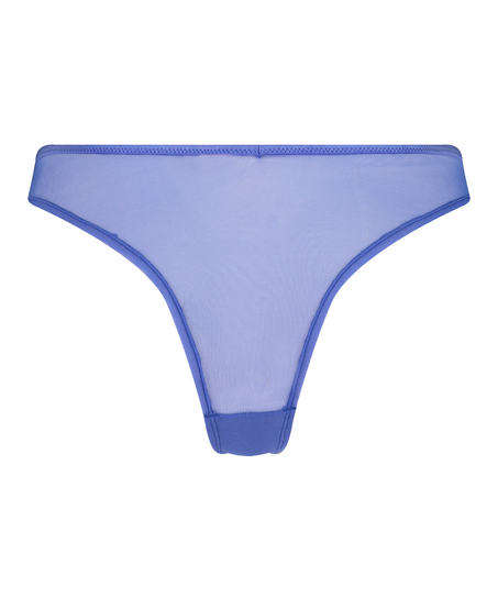 Hoog uitgesneden brazilian Lidia, Blauw