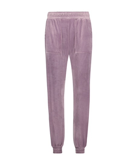 Pantalon de jogging Velours long, Pourpre