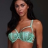 Soutien-gorge à armatures non-préformé Alexandra, Vert