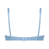 Niet-voorgevormde beugel bikinitop Scallop, Blauw