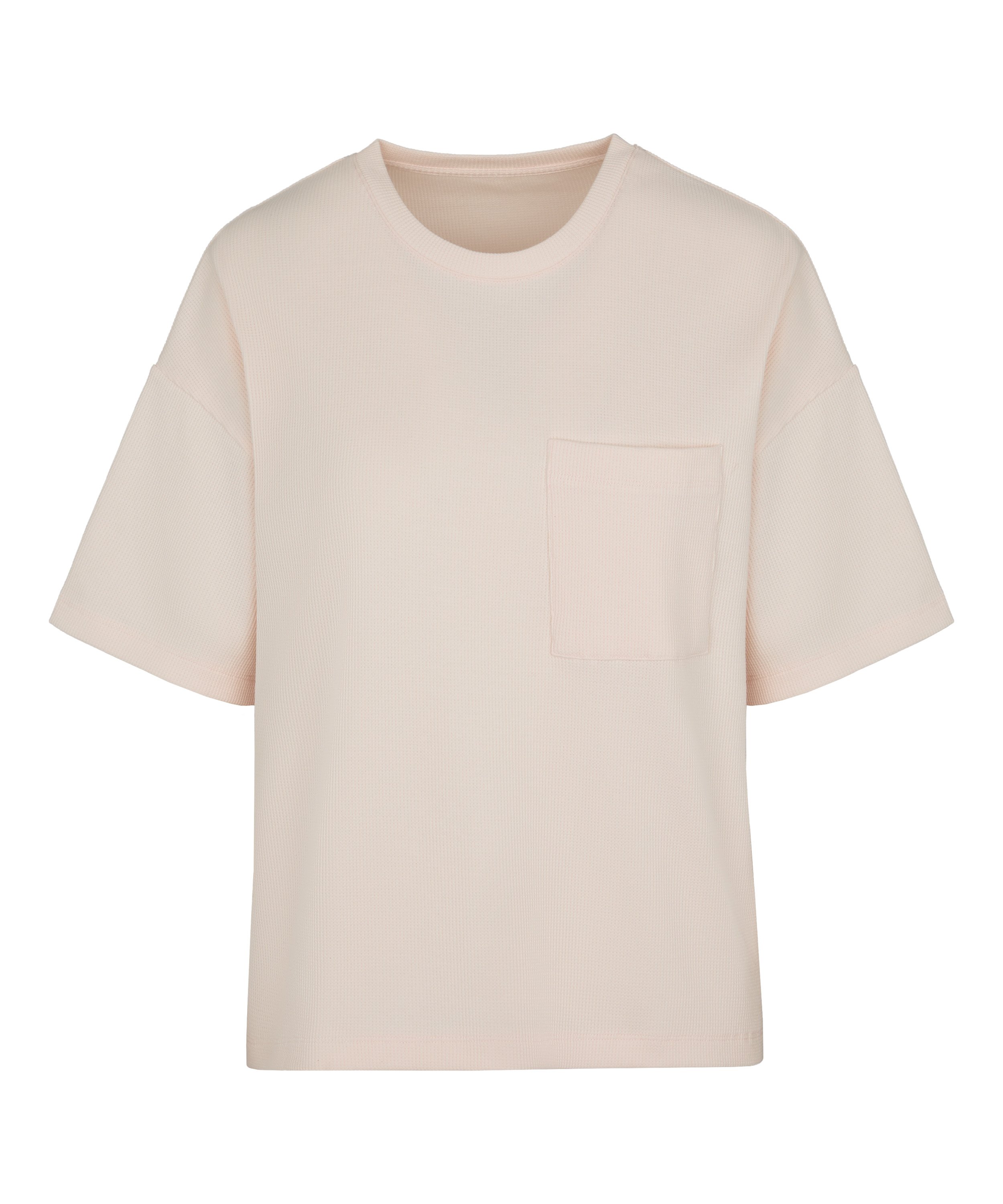 Pyjama Top Waffle, Roze, main