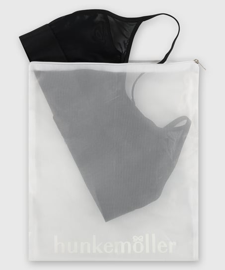 Filet lingerie fermeture éclair, Blanc